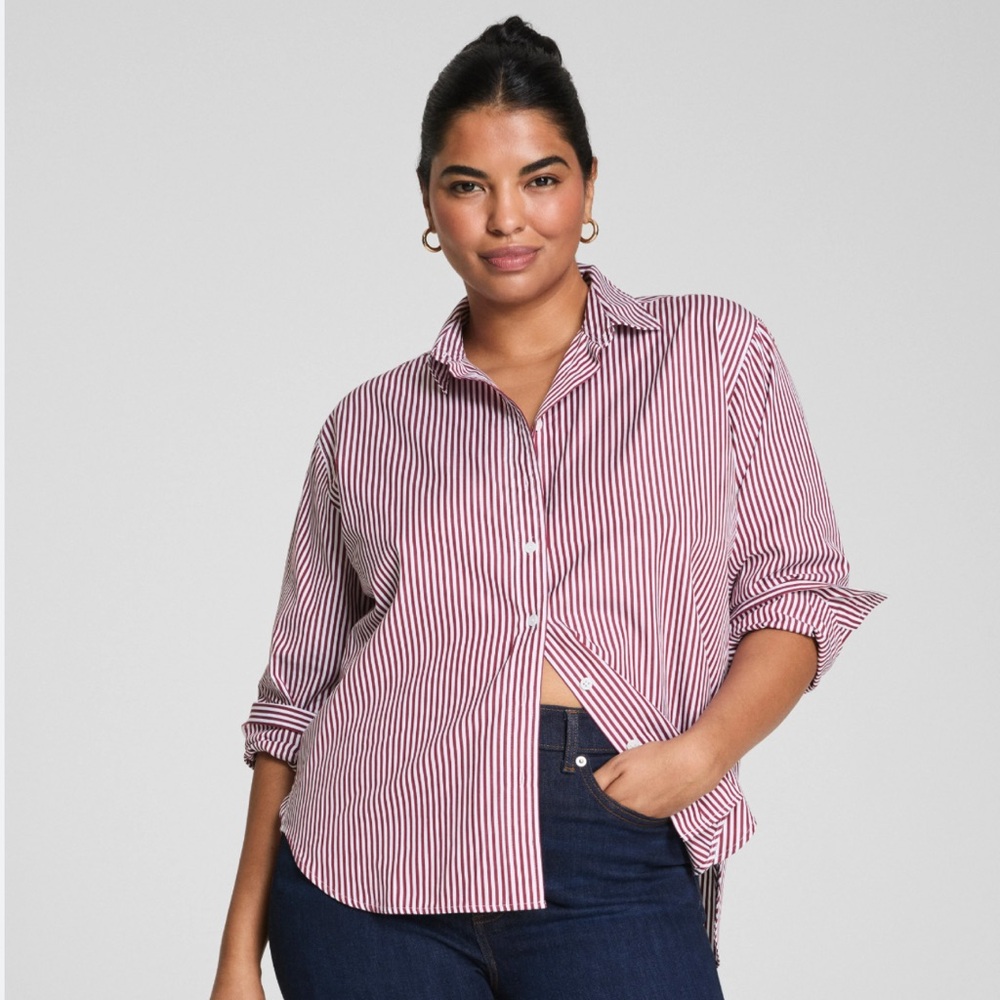 SPANX Poplin Button-up Shirt